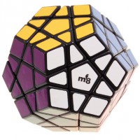 MF8 V2 Megaminx 12-Color Sticker Polygonal Magic IQ Test Cube Black